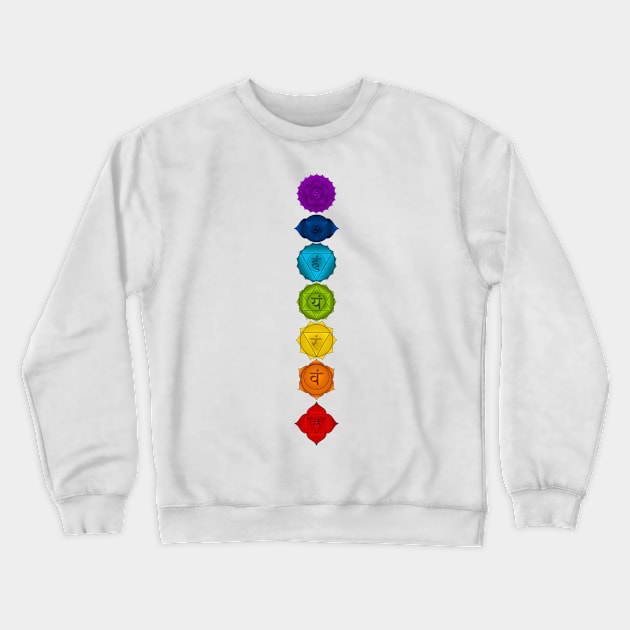 The seven chakras Crewneck Sweatshirt by GNDesign